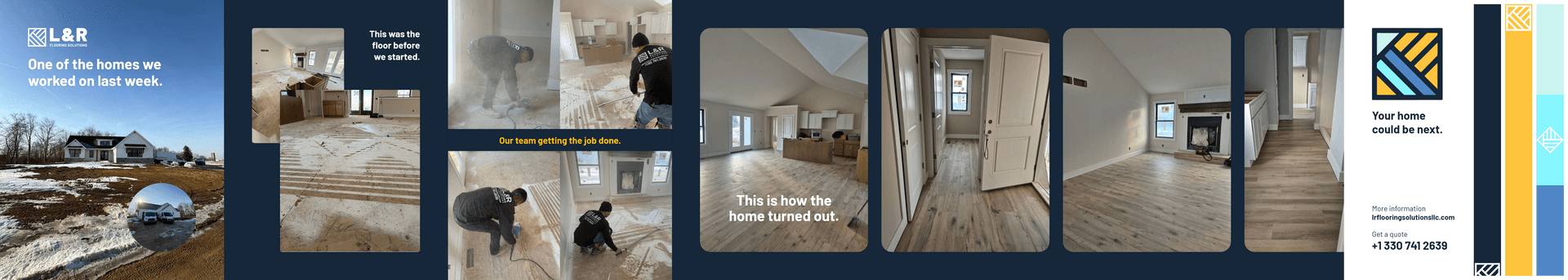 LR Flooring — carrossel de renovações